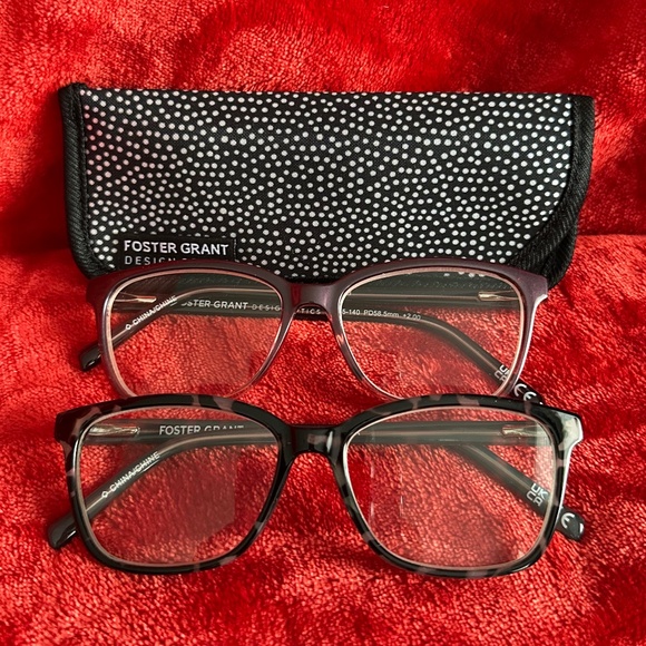 *2* Pairs Foster Grant NWOT Readers +2.0 - Picture 1 of 14